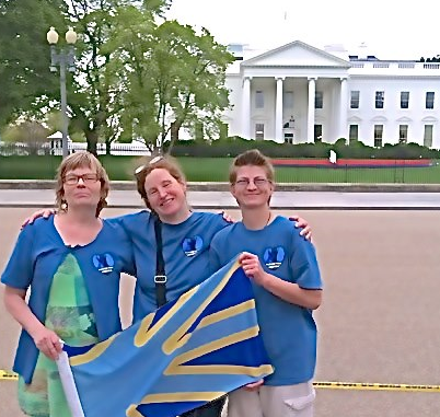 Deaf Union Flag at the White House Washington DC